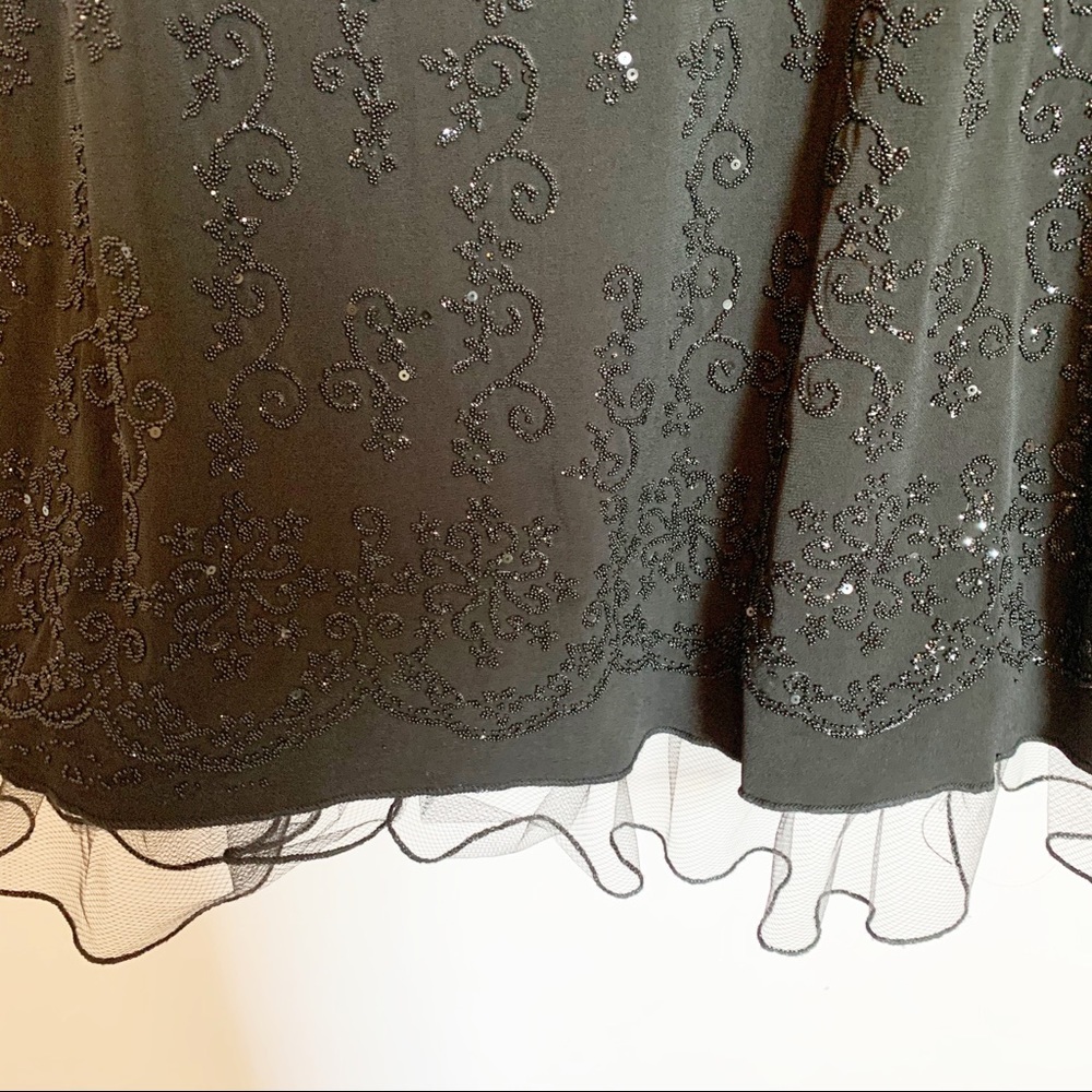 Ruby Rox Black Cocktail Dress Large - Picture 4 of 6